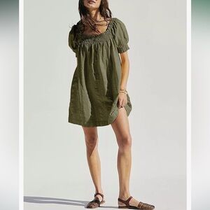Women’s Summer Mini Dress A-Line Beach Dress Casual Loose Sundress with Pockets